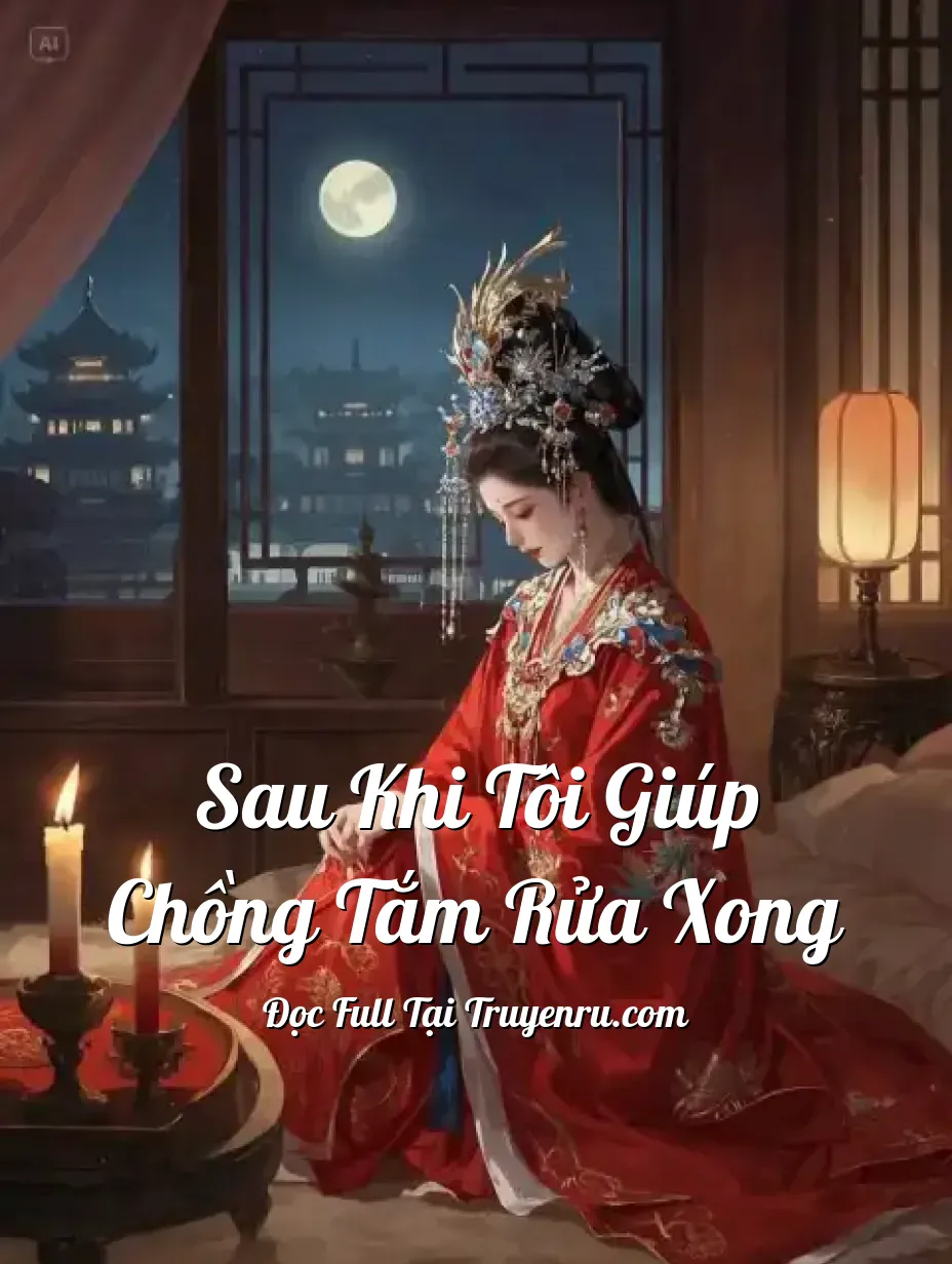 Sau khi tôi giúp chồng tắm rửa xong